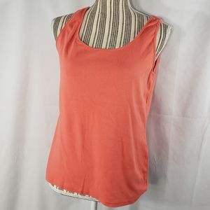 Relativity Orange Sleeveless Athletic Exercise Tank Size Medium